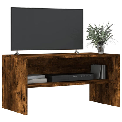 Mobile Porta TV Rovere Fumo 80x40x40 cm in Legno Multistrato - homemem39