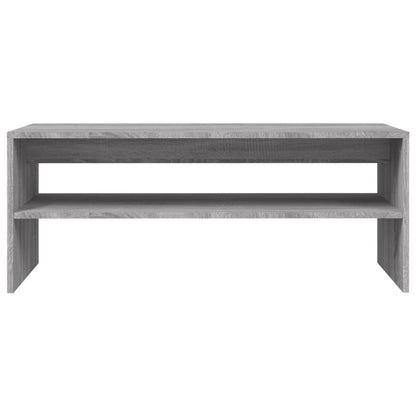 Tavolino da Salotto Grigio Sonoma 100x40x40cm Legno Multistrato - homemem39