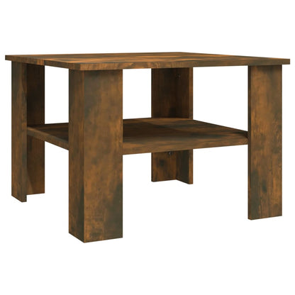 Tavolino da Salotto Rovere Fumo 60x60x42 cm Legno Multistrato - homemem39