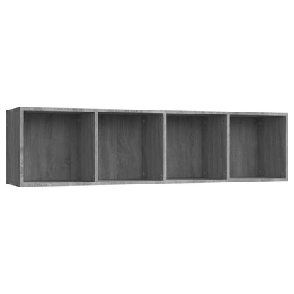 Libreria/Mobile TV Grigio Sonoma 143x30x36 cm Legno Multistrato - homemem39