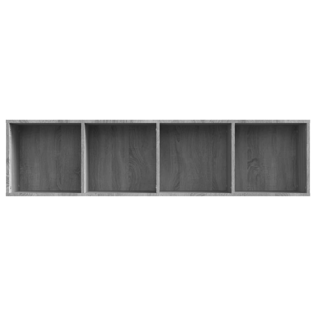 Libreria/Mobile TV Grigio Sonoma 143x30x36 cm Legno Multistrato - homemem39