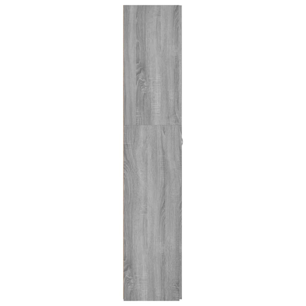 Scarpiera Grigio Sonoma 80x35,5x180 cm in Legno Multistrato - homemem39