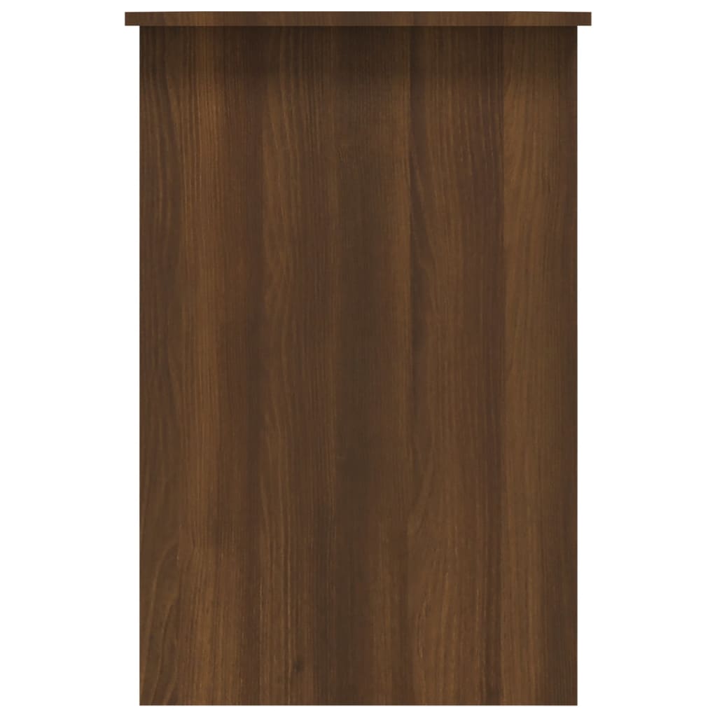 Scrivania Rovere Marrone 100x50x76 cm in Legno Multistrato - homemem39