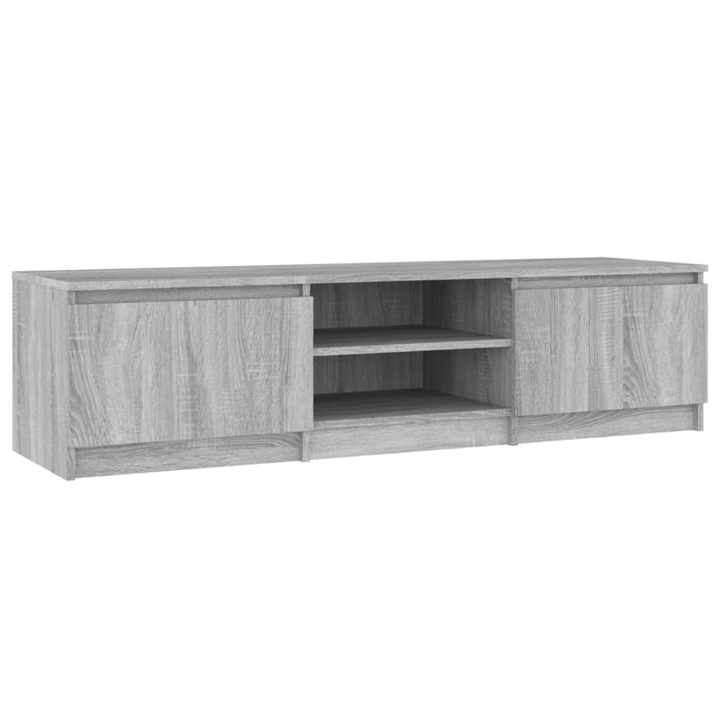 Mobile TV Grigio Sonoma 140x40x35,5 cm in Legno Multistrato - homemem39