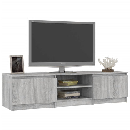 Mobile TV Grigio Sonoma 140x40x35,5 cm in Legno Multistrato - homemem39