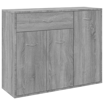 Credenza Grigio Sonoma 88x30x70 cm in Legno Ingegnerizzato - homemem39