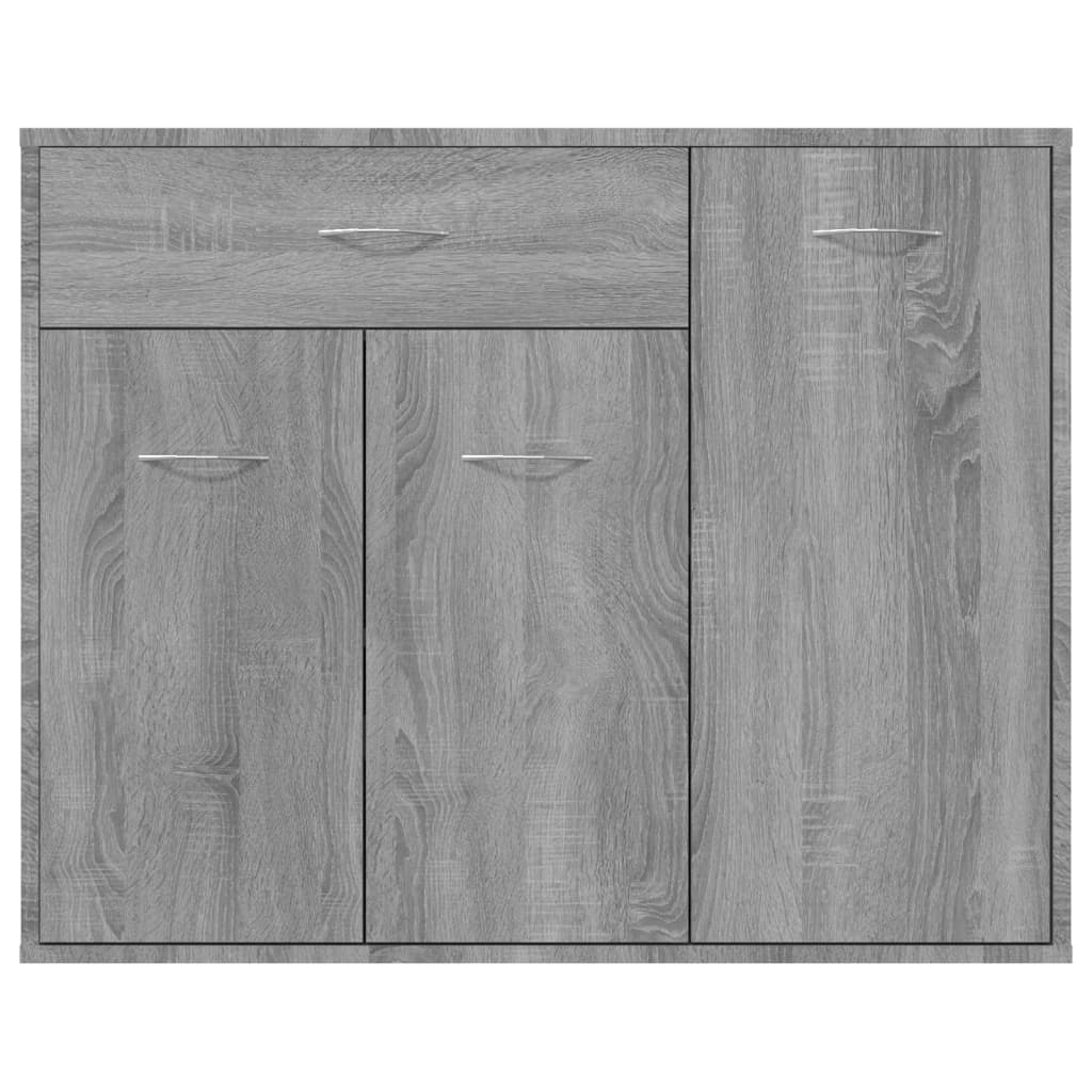 Credenza Grigio Sonoma 88x30x70 cm in Legno Ingegnerizzato - homemem39