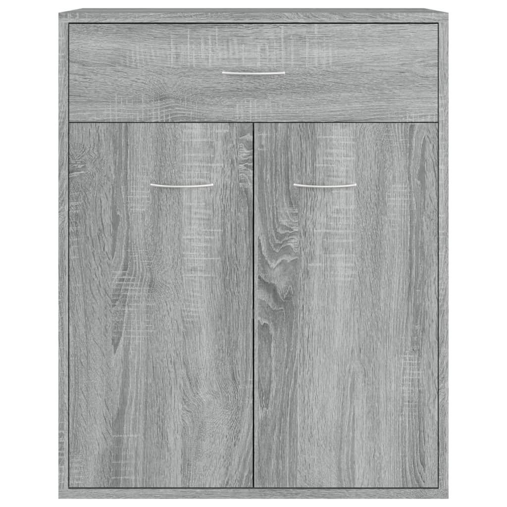 Credenza Grigio Sonoma 60x30x75 cm in Legno Multistrato - homemem39