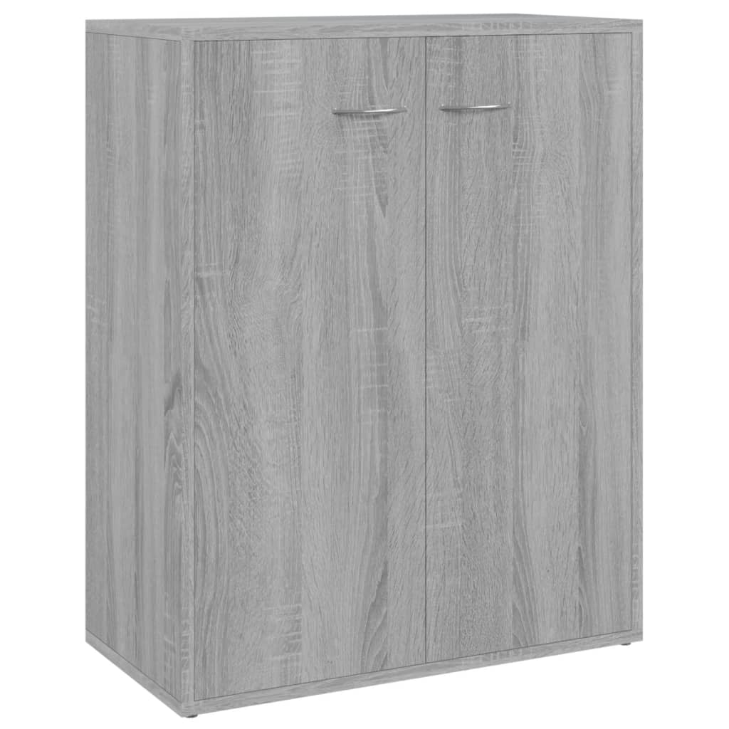 Credenza Grigio Sonoma 60x30x75 cm in Legno Multistrato - homemem39