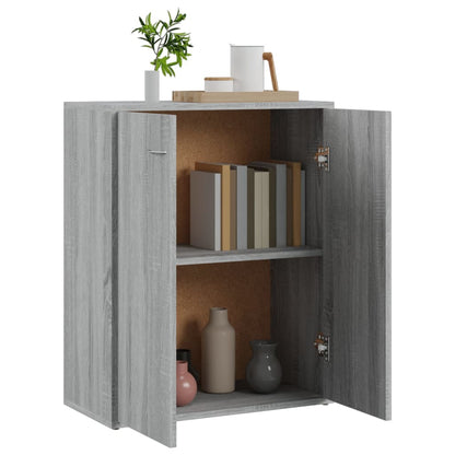 Credenza Grigio Sonoma 60x30x75 cm in Legno Multistrato - homemem39