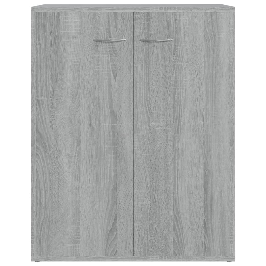 Credenza Grigio Sonoma 60x30x75 cm in Legno Multistrato - homemem39