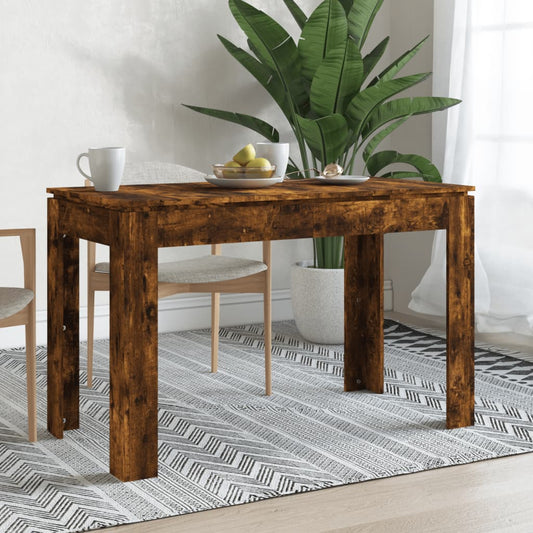 Tavolo da Pranzo Rovere Fumo 120x60x76 cm Legno Multistrato - homemem39