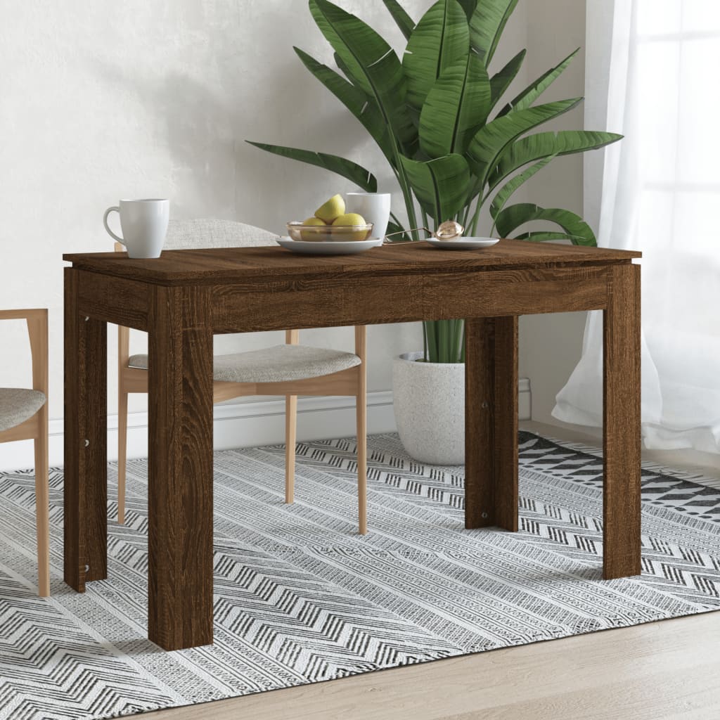 Tavolo da Pranzo Rovere Marrone 120x60x76 cm Legno Multistrato - homemem39