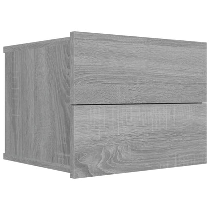 Comodini Grigio Sonoma 2 pz 40x30x30 cm in Legno Multistrato - homemem39