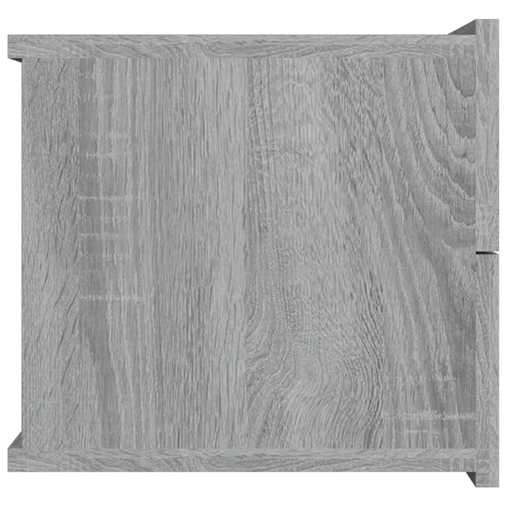 Comodini Grigio Sonoma 2 pz 40x30x30 cm in Legno Multistrato - homemem39