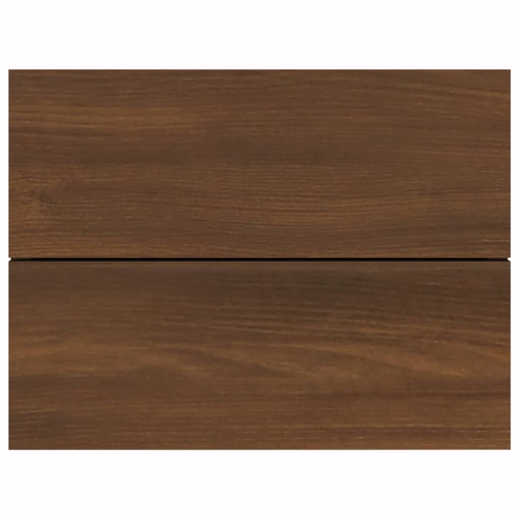 Comodini Rovere Marrone 2 pz 40x30x30 cm Legno Multistrato - homemem39