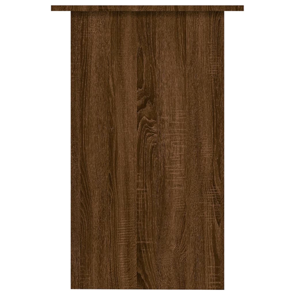 Scrivania Rovere Marrone 90x50x74 cm in Legno Multistrato - homemem39