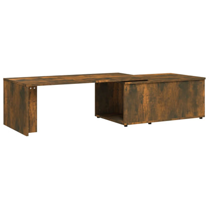 Tavolino da Salotto Rovere Fumo 150x50x35 cm Legno Multistrato - homemem39