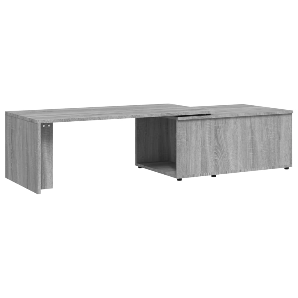 Tavolino da Salotto Grigio Sonoma 150x50x35cm Legno Multistrato - homemem39