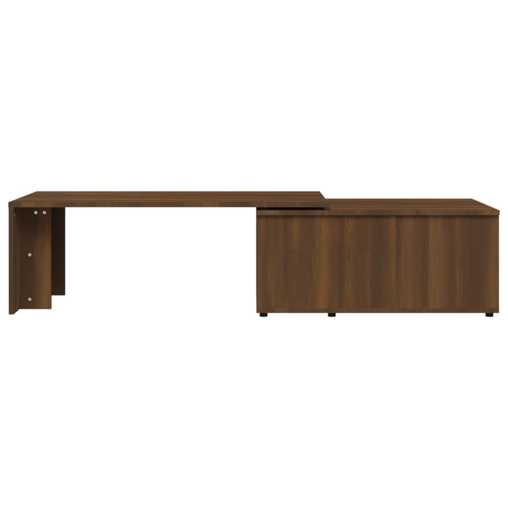 Tavolino da Salotto Rovere Marrone 150x50x35 cm in Multistrato - homemem39