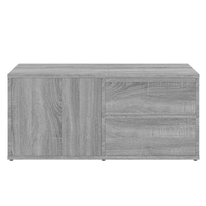 Mobile Porta TV Grigio Sonoma 80x34x36 cm in Legno Multistrato - homemem39