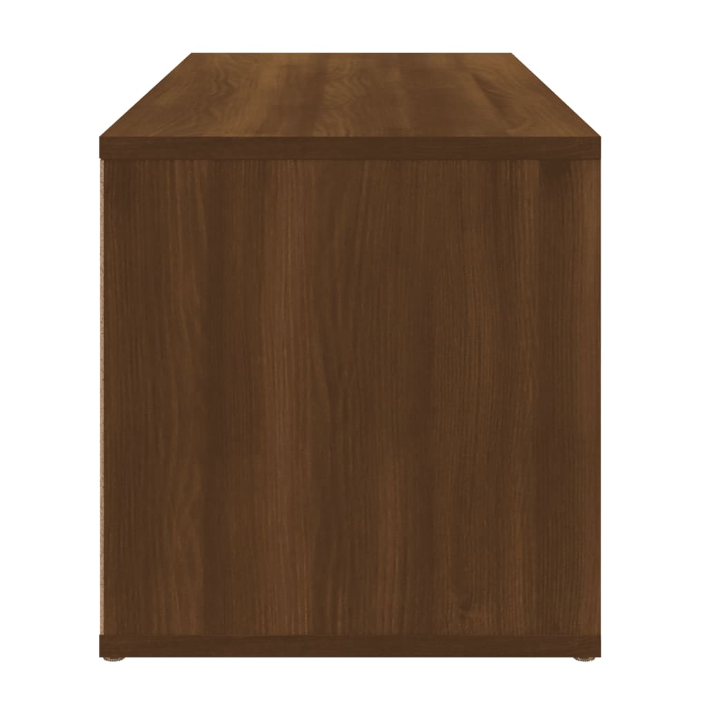 Mobile Porta TV Rovere Marrone 80x34x36 cm in Legno Multistrato - homemem39