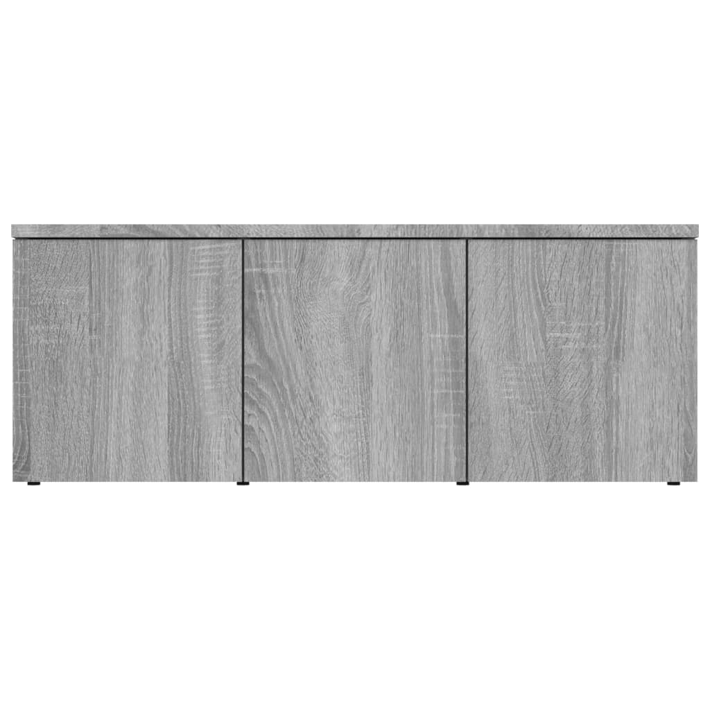 Mobile Porta TV Grigio Sonoma 80x34x30 cm in Legno Multistrato - homemem39