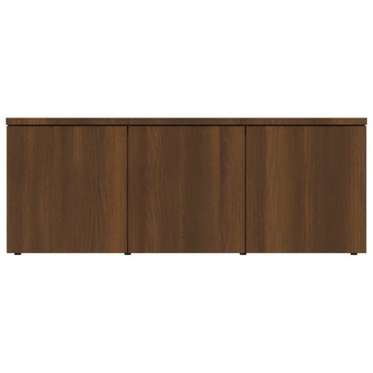 Mobile Porta TV Rovere Marrone 80x34x30 cm in Legno Multistrato - homemem39