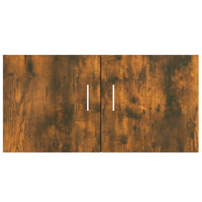 Armadietto da Parete Rovere Fumo 80x39x40 cm Legno Multistrato - homemem39