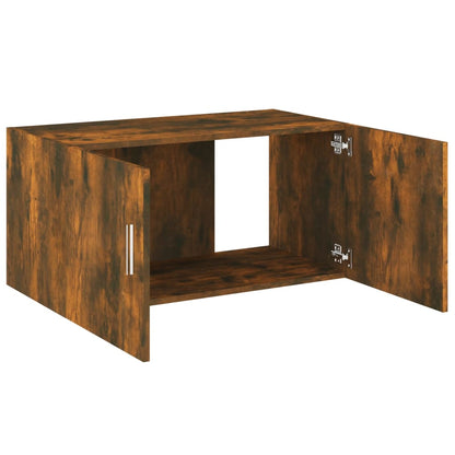 Armadietto da Parete Rovere Fumo 80x39x40 cm Legno Multistrato - homemem39