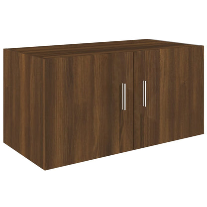 Armadietto a Parete Rovere Marrone 80x39x40cm Legno Multistrato - homemem39