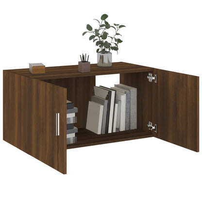 Armadietto a Parete Rovere Marrone 80x39x40cm Legno Multistrato - homemem39