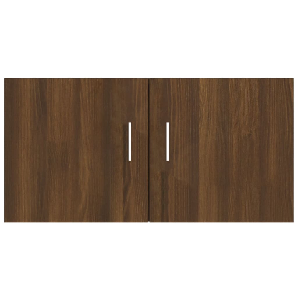 Armadietto a Parete Rovere Marrone 80x39x40cm Legno Multistrato - homemem39