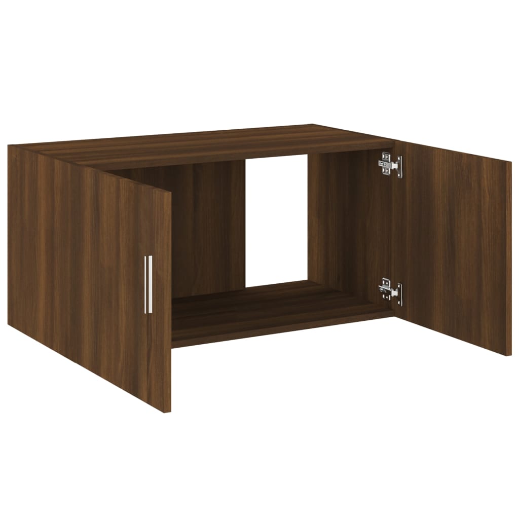 Armadietto a Parete Rovere Marrone 80x39x40cm Legno Multistrato - homemem39