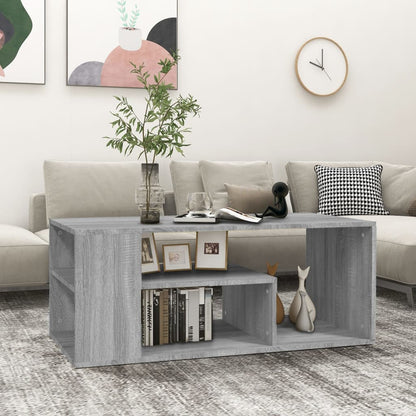 Tavolino da Salotto grigio sonoma 100x50x40cm Legno Multistrato - homemem39