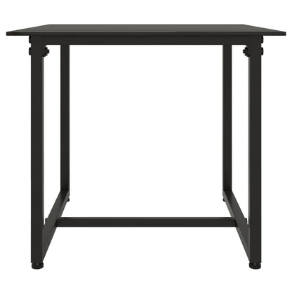 Set Divani da Esterno 3 pz con Cuscini in Polyrattan Nero - homemem39