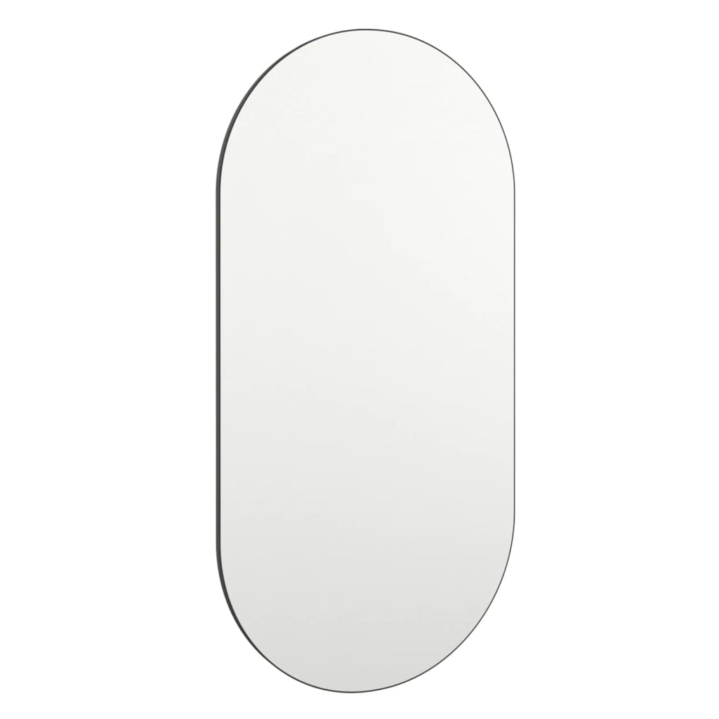 Specchio con Luci LED 40x20 cm Ovale in Vetro - homemem39