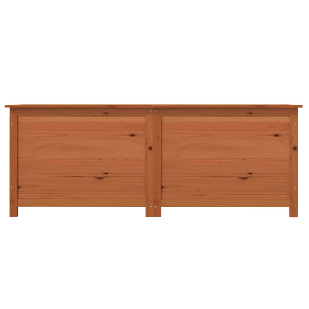 Scatola Cuscini Marrone 150x50x56 cm in Legno Massello di Abete - homemem39