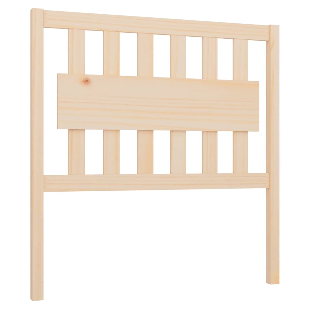 Testiera per Letto 95,5x4x100 cm in Legno Massello di Pino - homemem39