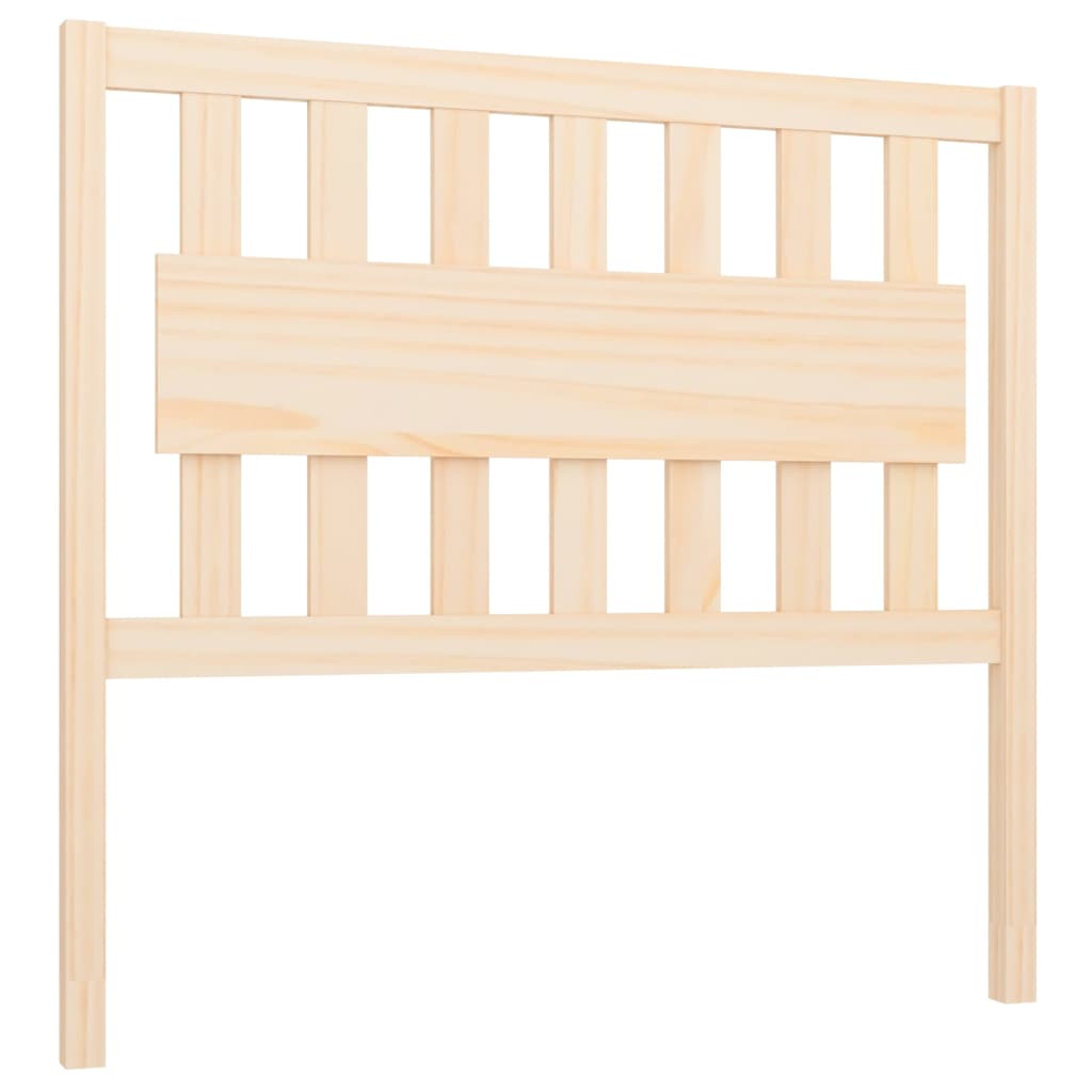 Testiera per Letto 105,5x4x100 cm in Legno Massello di Pino - homemem39