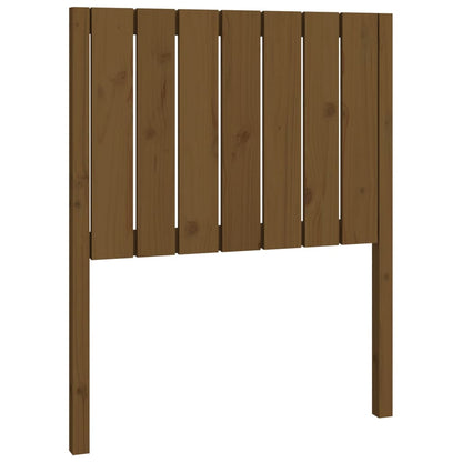 Testiera per Letto Miele 80,5x4x100cm in Legno Massello di Pino - homemem39