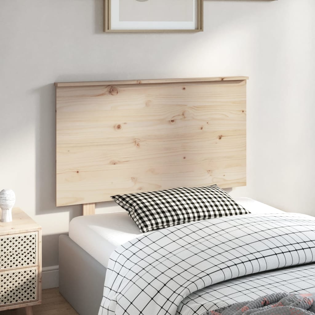 Testiera per Letto 94x6x82,5 cm Legno Massello di Pino - homemem39