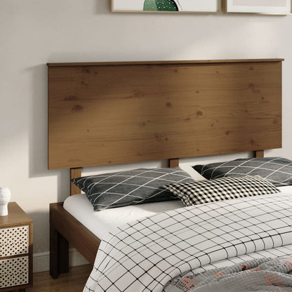 Testiera per Letto Miele 154x6x82,5cm in Legno Massello di Pino - homemem39