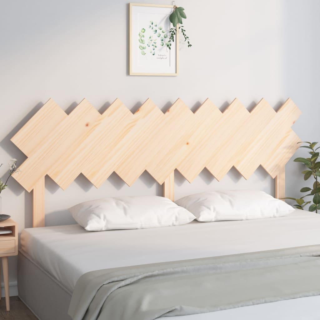 Testiera per Letto 178x3x80,5 cm in Legno Massello di Pino - homemem39