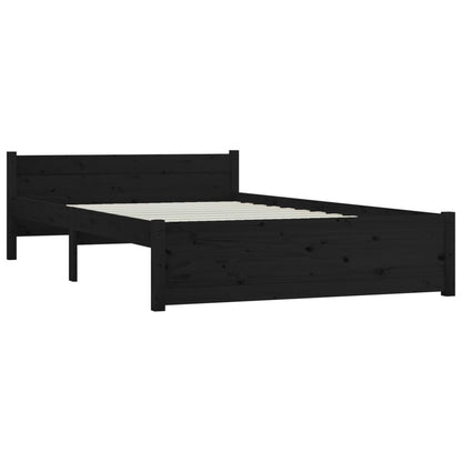 Giroletto con Cassetti Nero 140x190 cm - homemem39