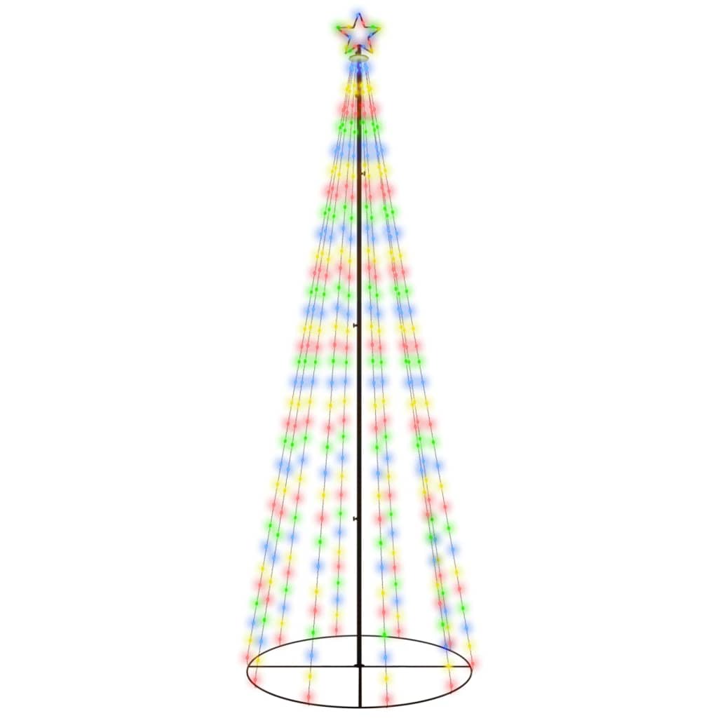 Albero di Natale a Cono Colorato 310 LED 100x300 cm - homemem39