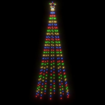 Albero di Natale a Cono Colorato 310 LED 100x300 cm - homemem39