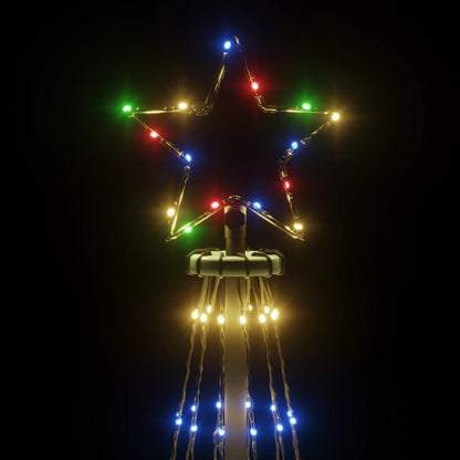 Albero di Natale a Cono Colorato 732 LED 160x500 cm - homemem39