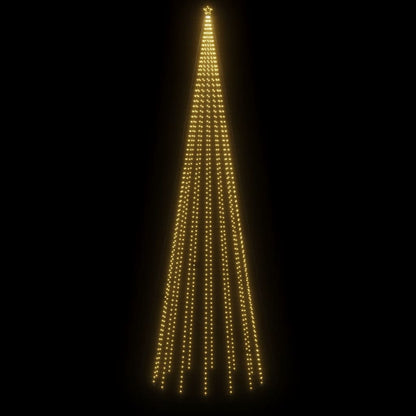 Albero di Natale a Cono Bianco Caldo 1134 LED 230x800 cm - homemem39