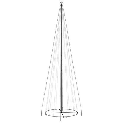 Albero di Natale a Cono Bianco Freddo 1134 LED 230x800 cm - homemem39